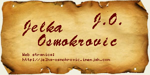 Jelka Osmokrović vizit kartica